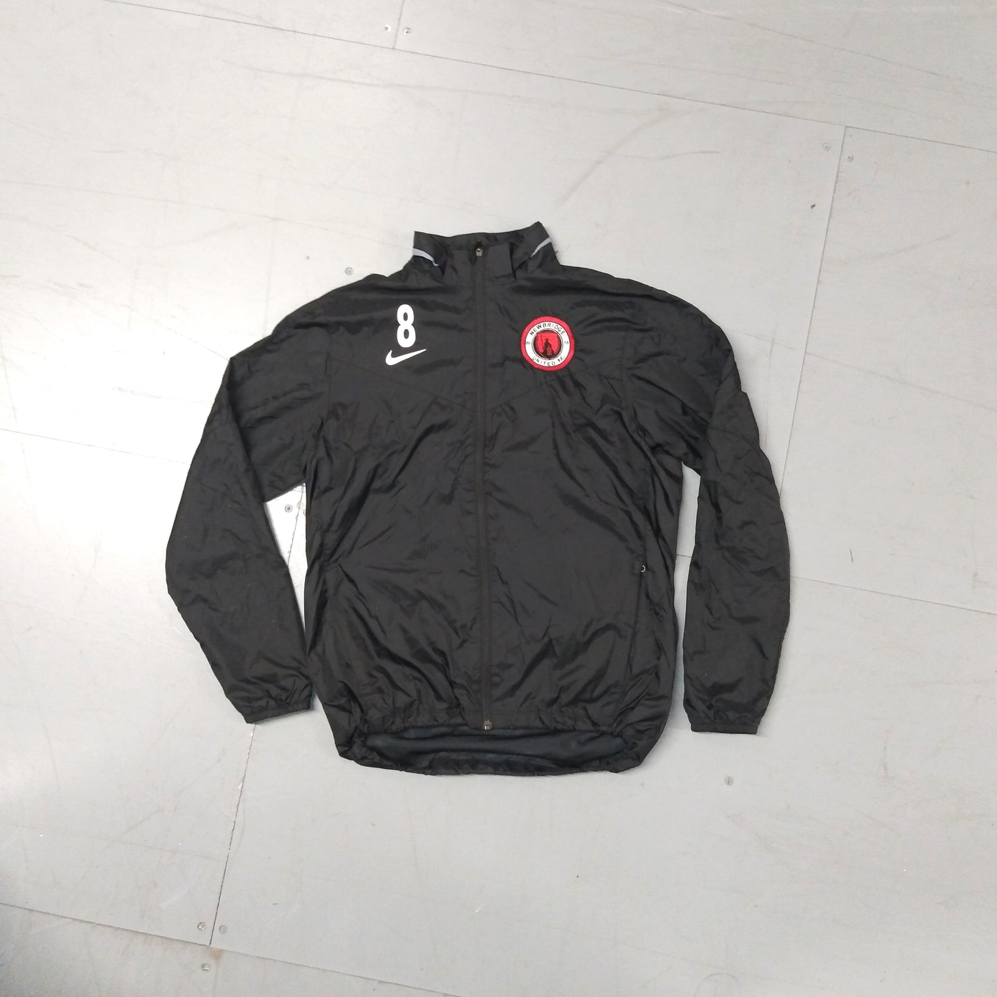 Newbridge United FC Football Jacket Nike (XL Youths) Player Issue #8