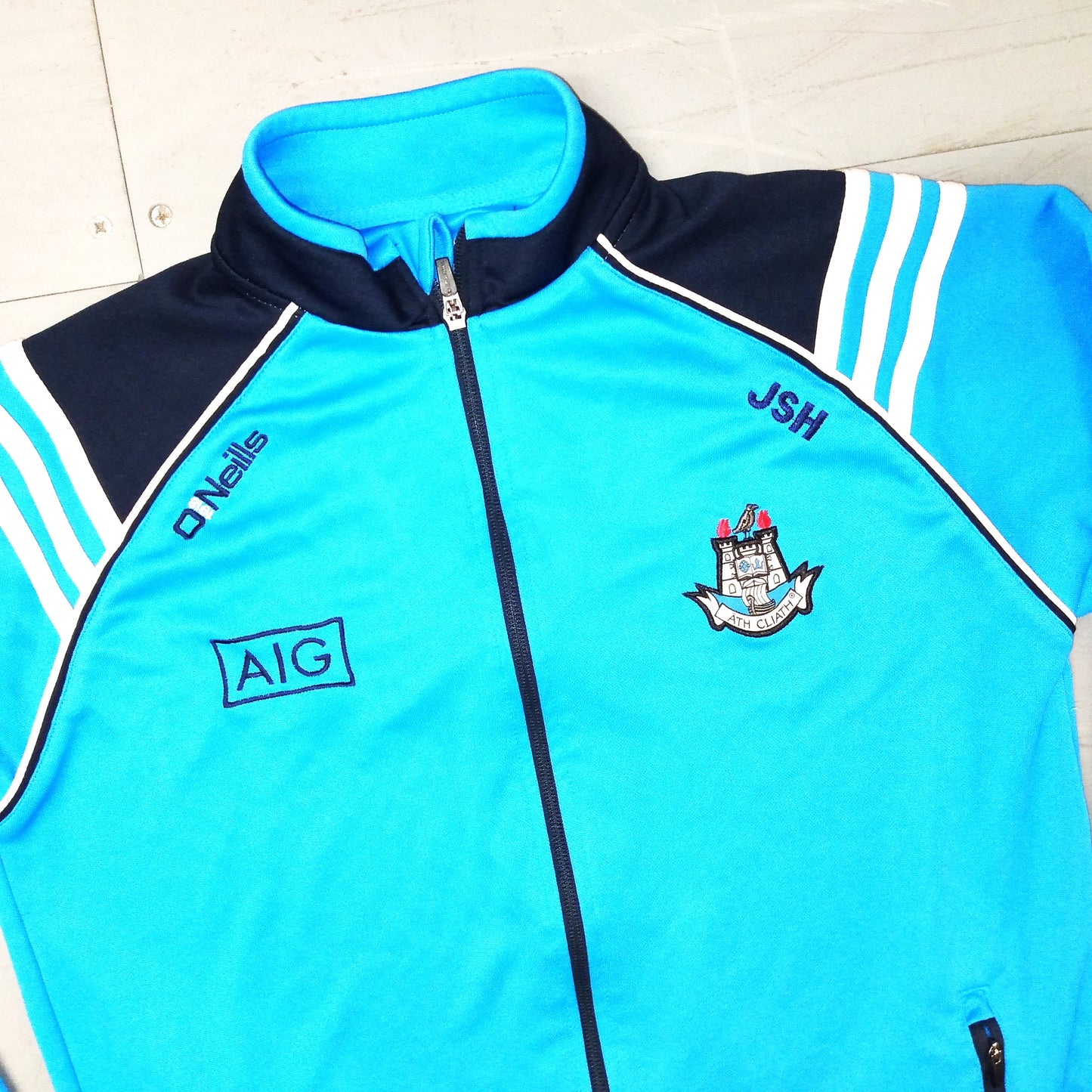 Dublin GAA Long Sleeve Training Sweatshirt 2017 / 18 O'Neills Team Issue Unisex Adults Jason Sherlock AIG SHIRTS V SKINS