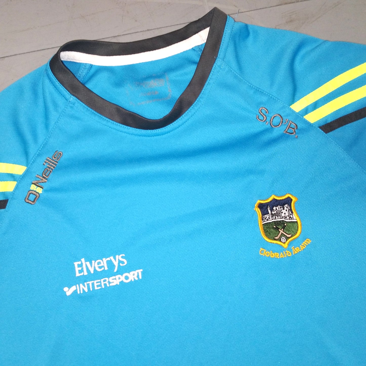 Tipperary GAA Short Sleeve Training Jersey 2016 / 17 O'Neills Player Issue Unisex Adults Steven O'brien Intersport Elverys SHIRTS V SKINS