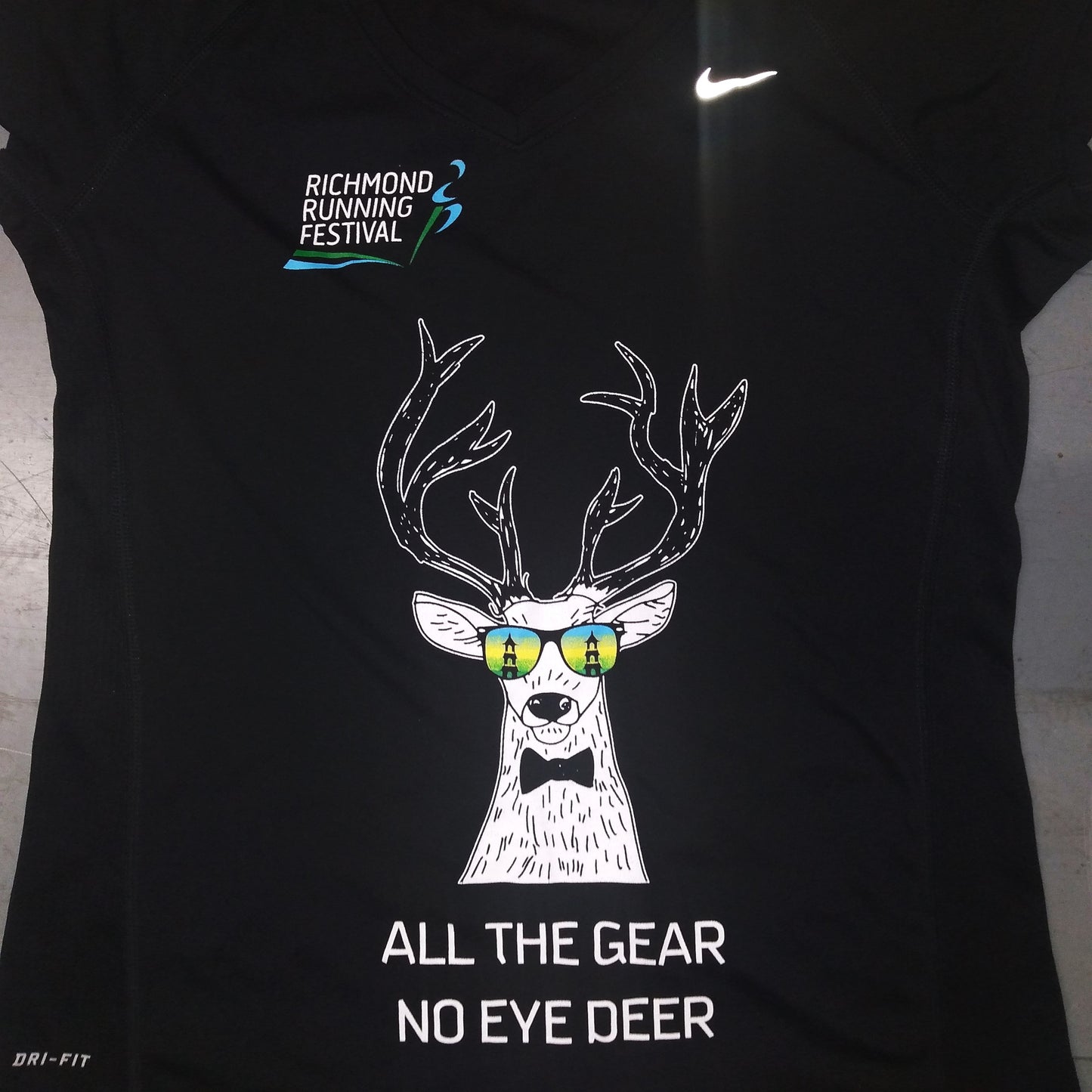 Richmond Running Festival Athletics Sleeveless Training Vest 2015 Nike Womens athletics marathon running jogging gym workout excercise SHIRTS V SKINS