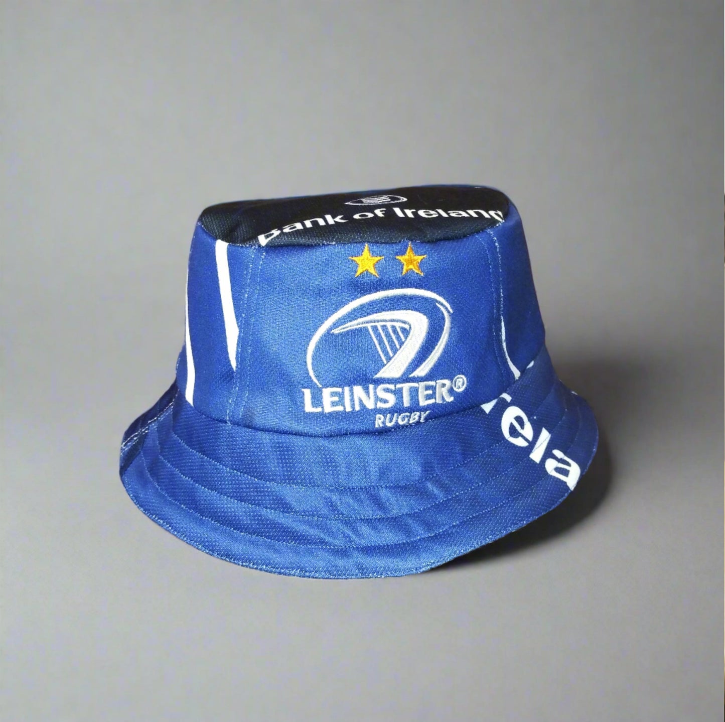 Leinster Rugby Casual Bucket Hat 2011 / 12 Canterbury Upcycled Unisex Adults Retro Bank of Ireland Leinster Rugby Dublin Vintage Retro SHIRTS V SKINS