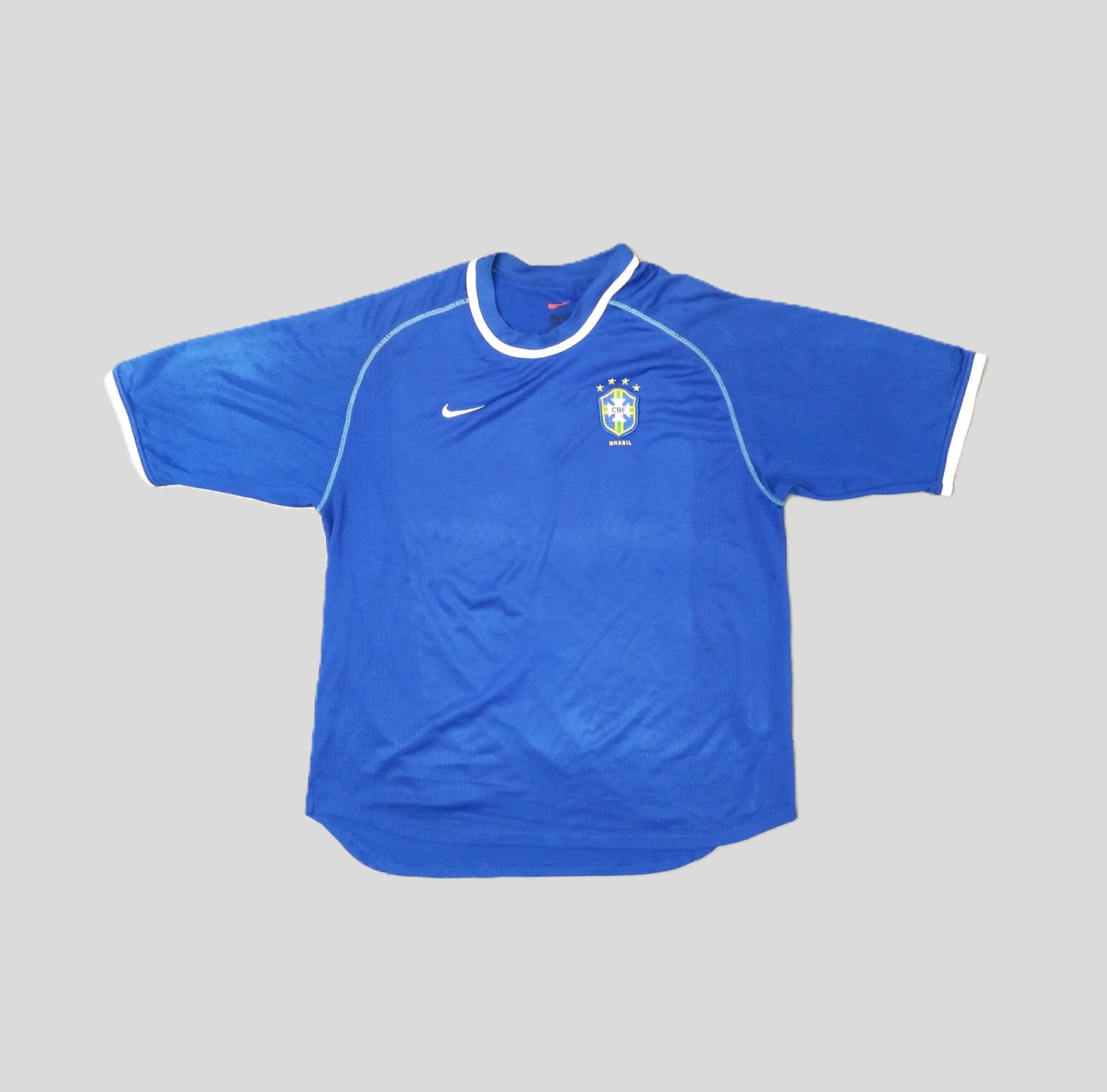 Brazil Football Short Sleeve Away Jersey 2000 / 01 Nike Unisex Adults Brazil Brasil Football Soccer Vintage Retro World Cup South America SHIRTS V SKINS