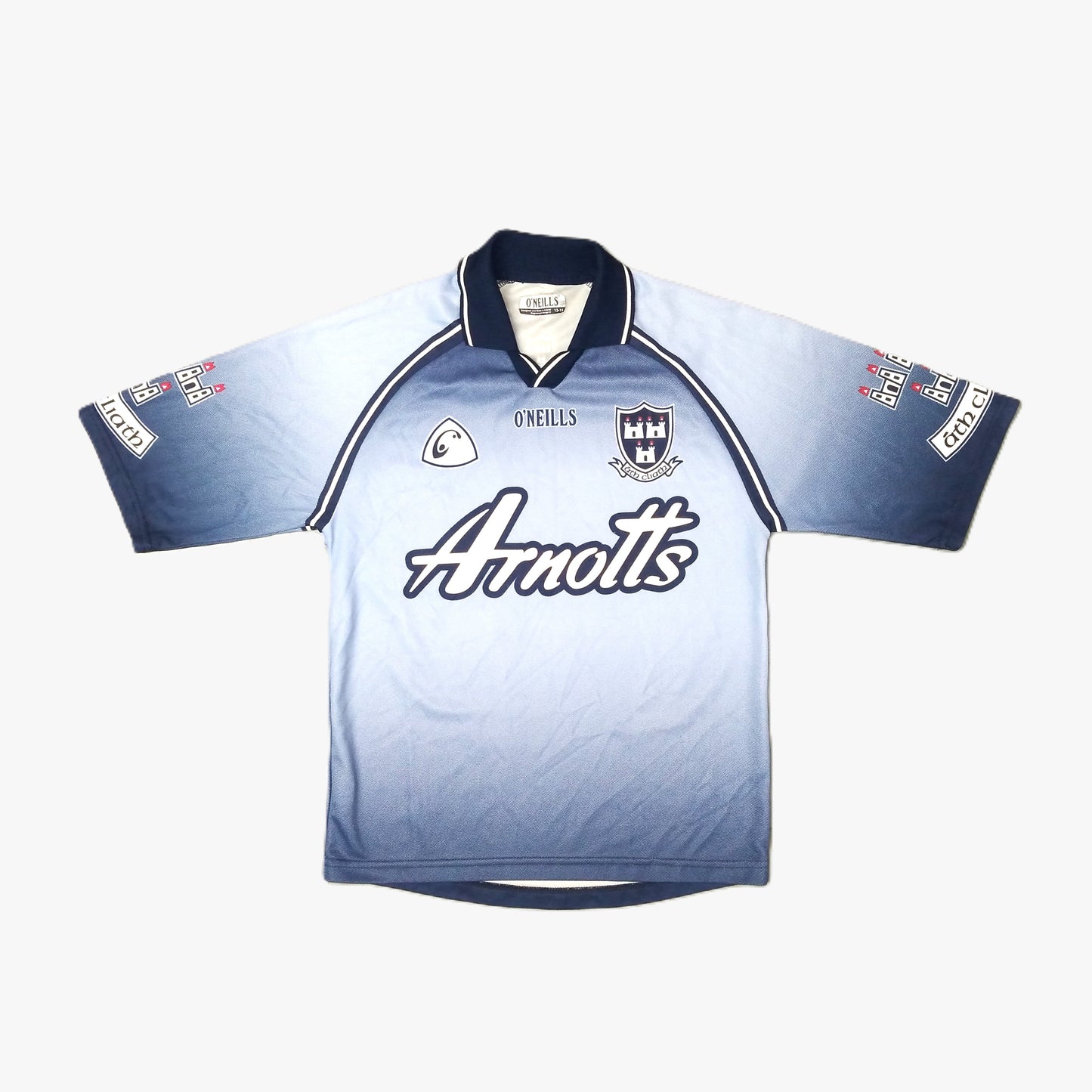 Dublin GAA Short Sleeve Home Jersey 2002 / 03 O'Neills Player Issue Teens #4 Arnotts Dubli leinster vintage retro gaelic football hurling sweatshirt jumper SHIRTS V SKINS
