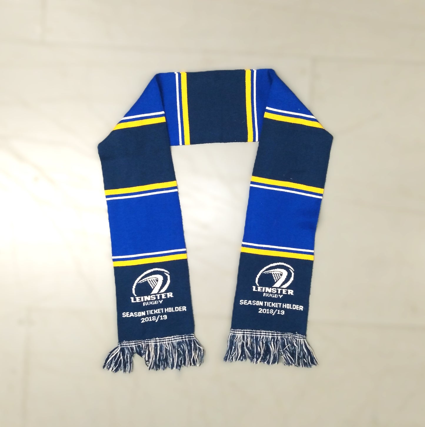 Leinster Rugby Casual Scarf 2018 / 19 Leinster Rugby Unisex Adults Leinster Rugby Dublin Heineken Cup Pro 14 Vintage Retro SHIRTS V SKINS
