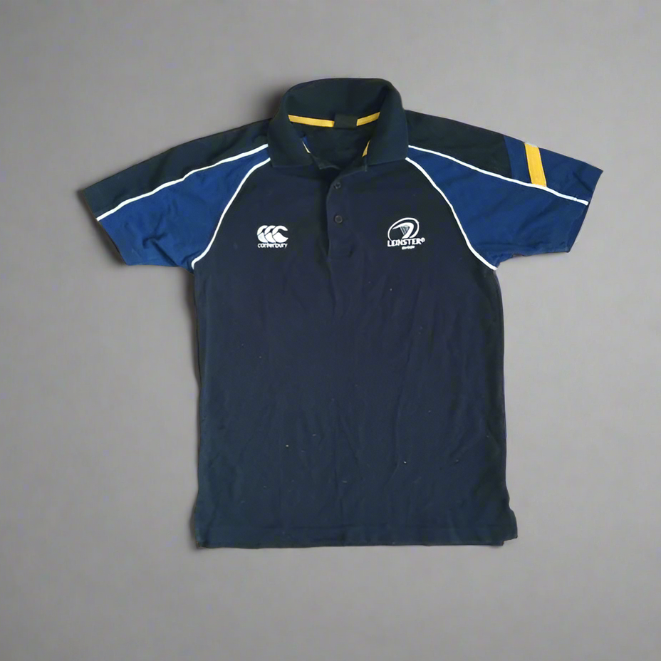 Leinster Rugby Short Sleeve Casual Polo 2011 / 12 Canterbury Unisex Adults Bank of Ireland Leinster Rugby Jersey Shirt Vintage Retro SHIRTS V SKINS