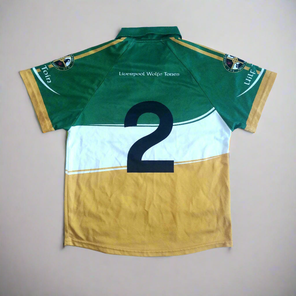 Liverpool Wolfe Tones GAA Home Jersey 2010s O'Neills Player Issue Womens Capital Reinforcing SVS1910