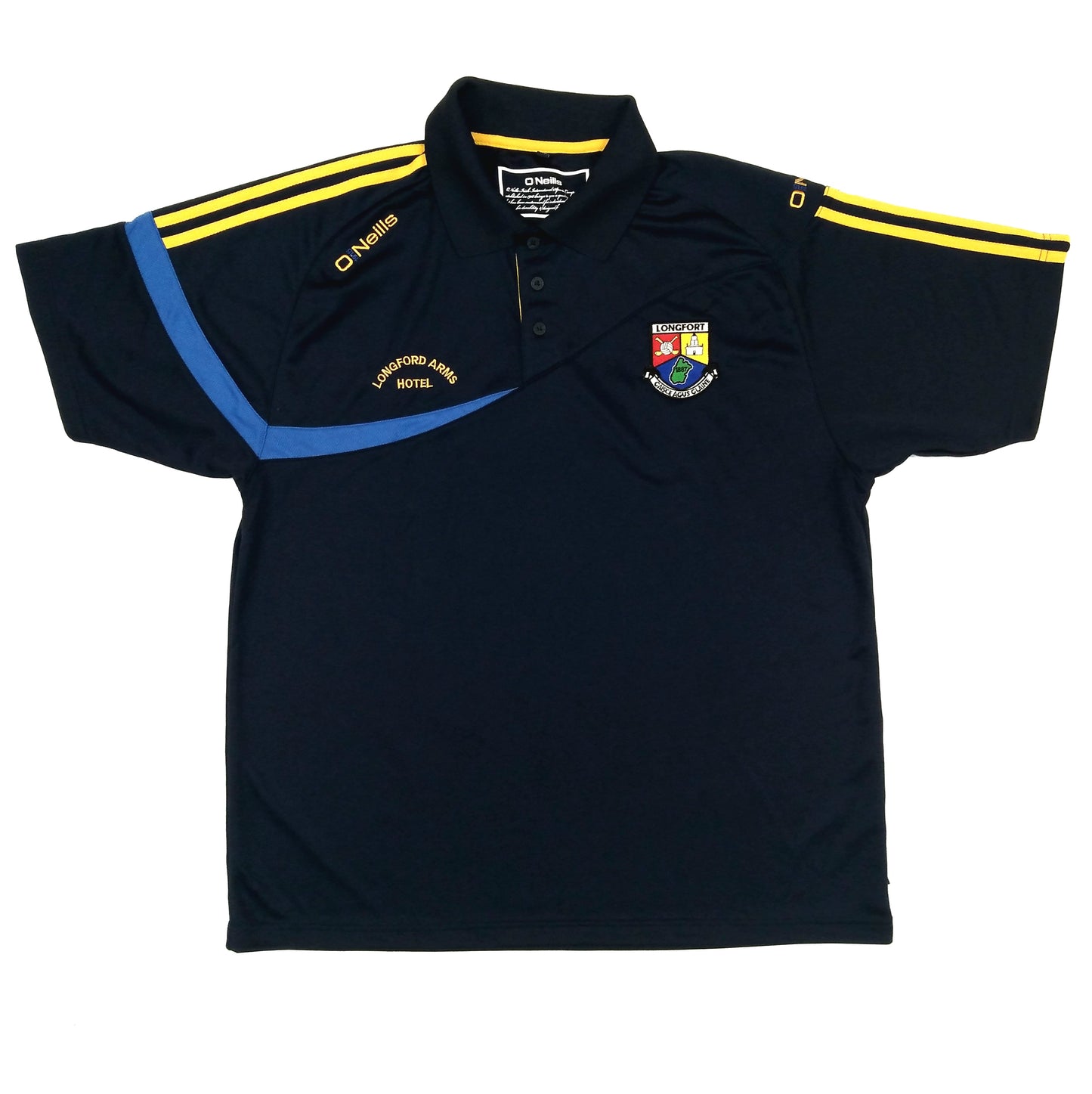 Longford GAA Casual Polo Shirt 2000s O'Neills Unisex Adults N/A Longford Arms Hotel SVS2004