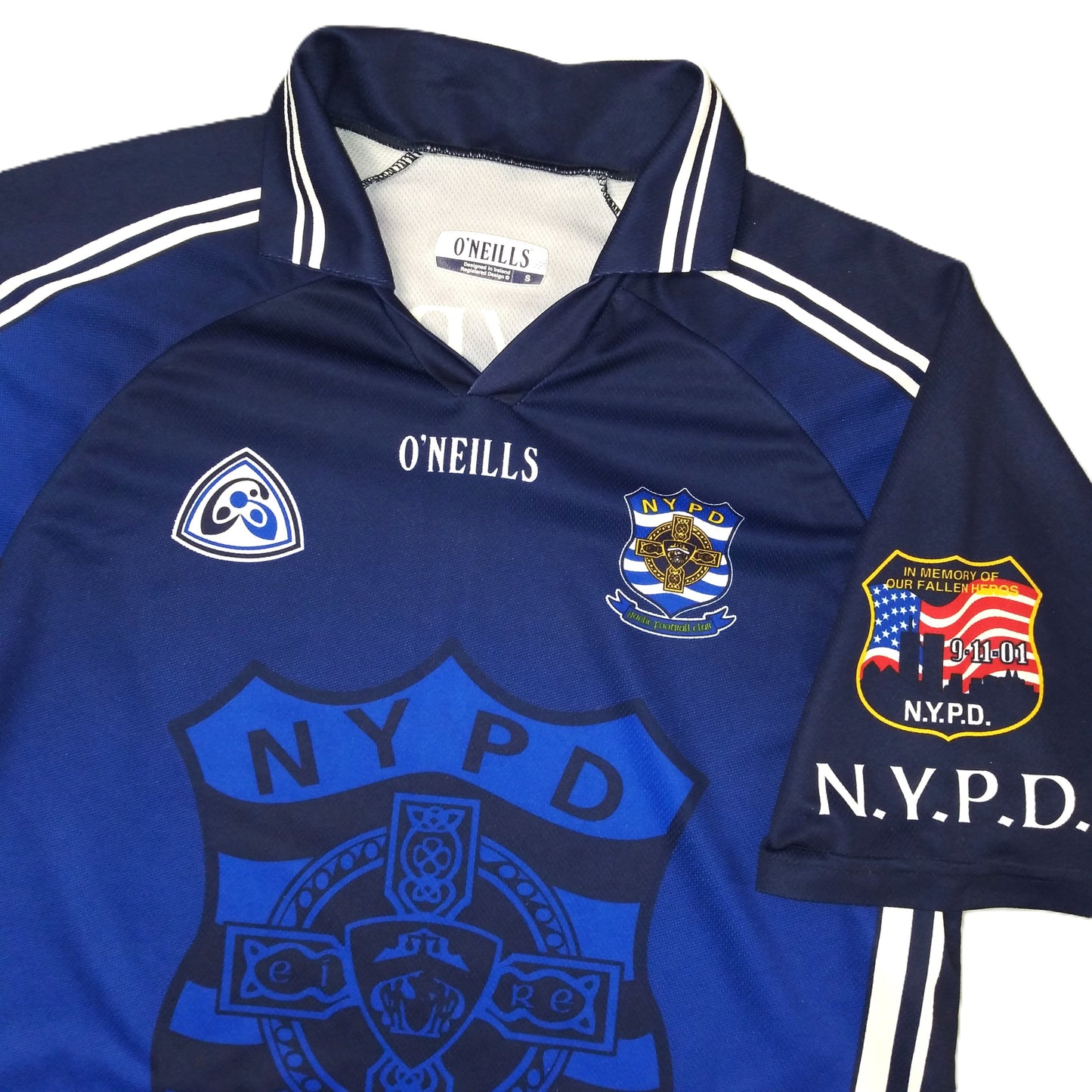 NYPD New York Police Department GAA Short Sleeve Home Jersey 2000s O'Neills Unisex Adults NYPD New York Police Department USA United States of America SHIRTS V SKINS a