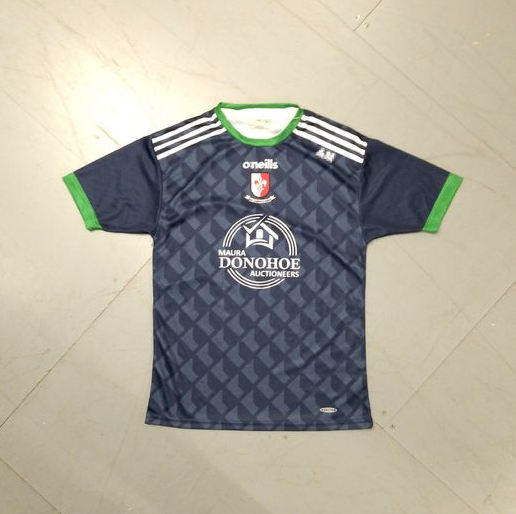 Newbridge Sarsfields GAA Short Sleeve Training Jersey 2018 / 19 O'Neills Player Issue Unisex Adults Sponsorless Kildare Gaelic Football Hurling Camogie Cil Dara Leinster All Ireland SHIRTS V SKINS