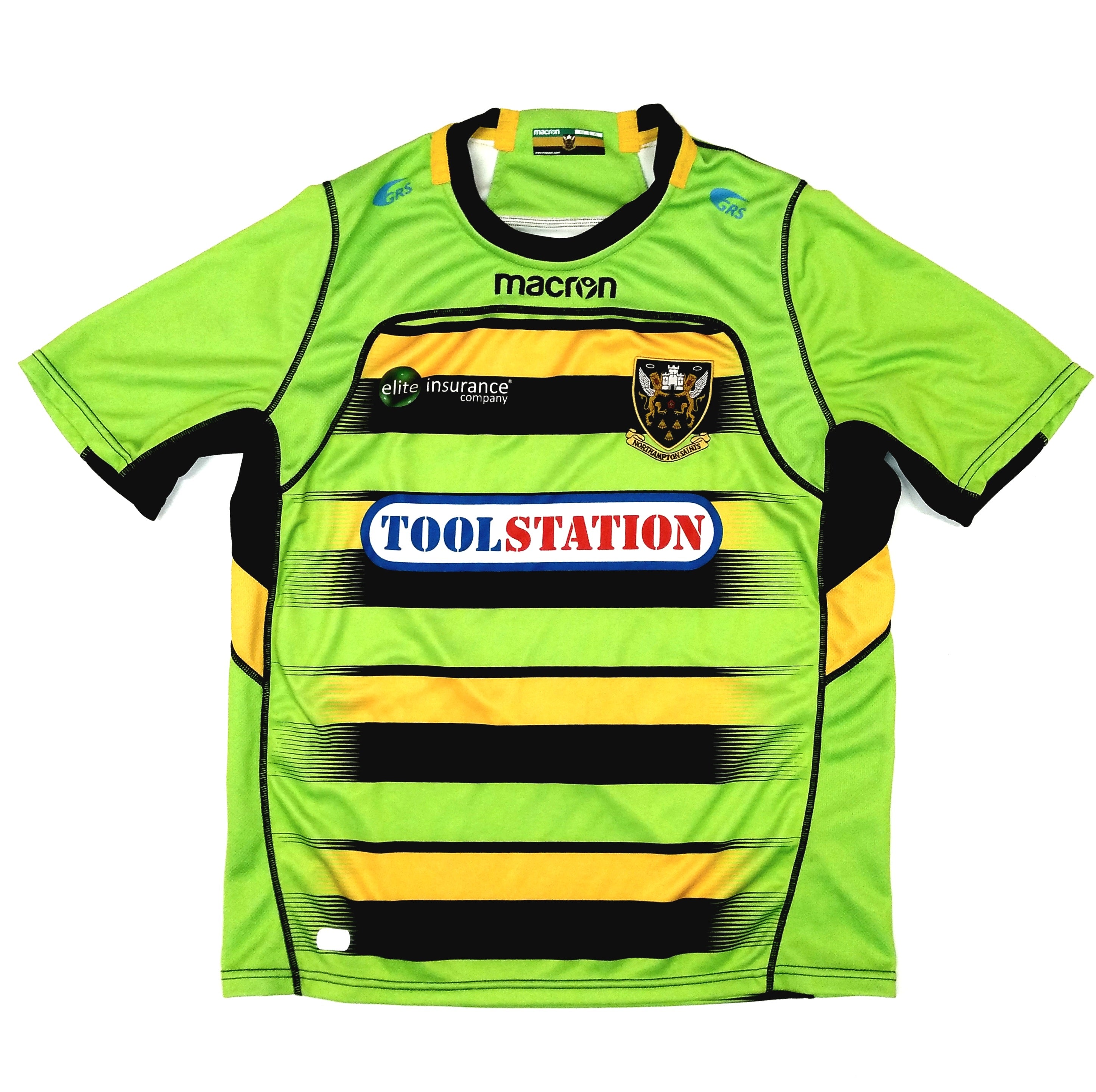 Maillot Rugby Northampton Saints 2017/2018 Macron - Taille S (petit) - Homme - Bon état