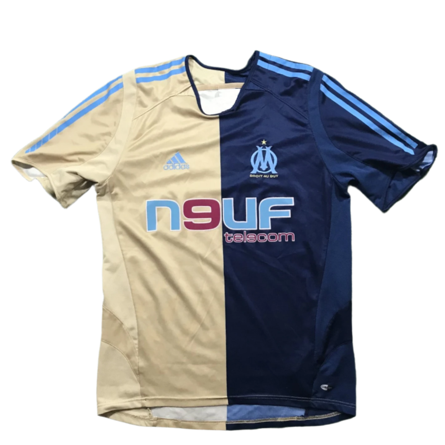 Olympique Marseille Football Short Sleeve Third Jersey 2005 / 06 adidas Unisex Adults N9uf Olypique Marseille France Ligue 1 Jersey Shirt Vintage Retro SHIRTS V SKINS