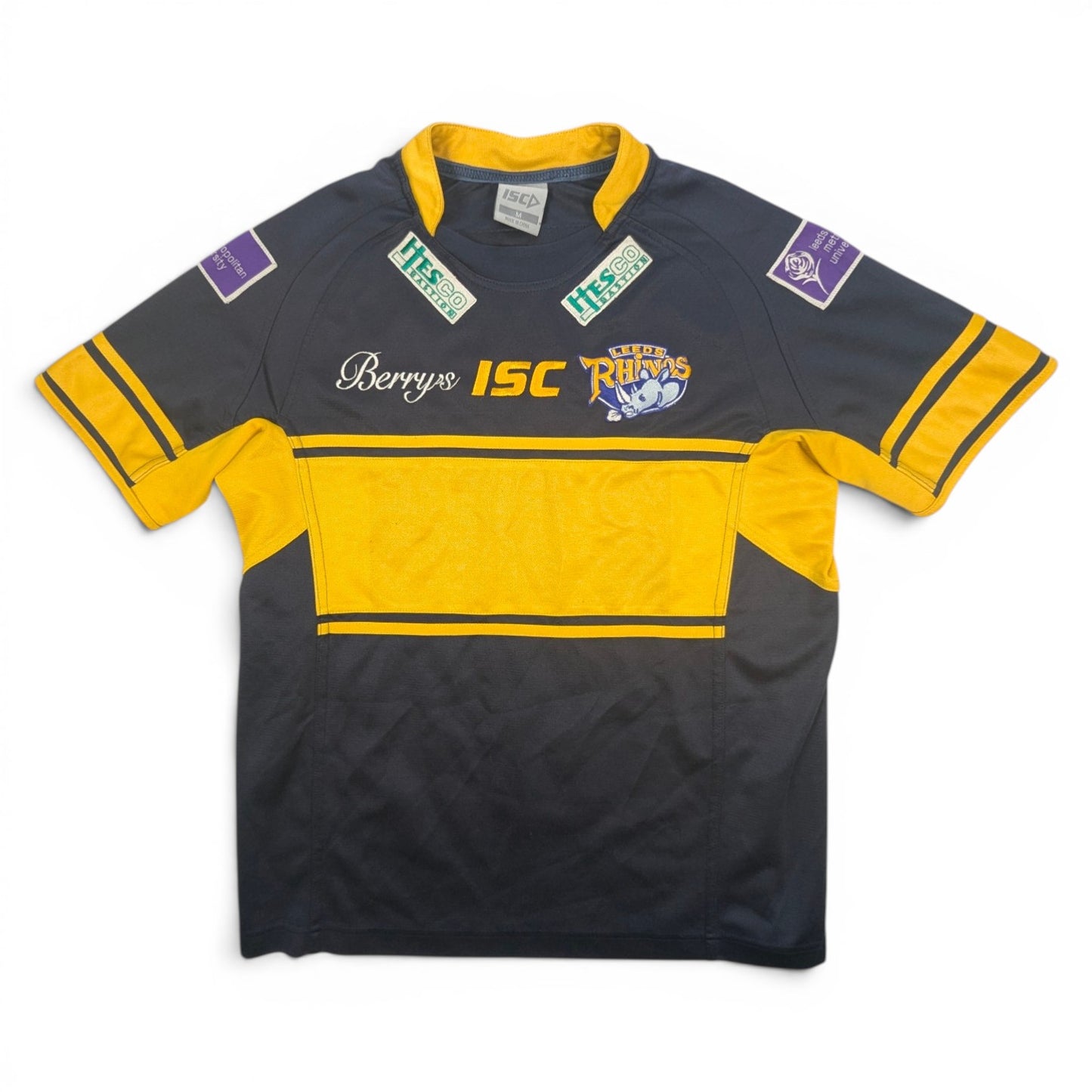 Leeds Rhinos ISC Home Rugby League Jersey 2012 Burrow #7 (M)