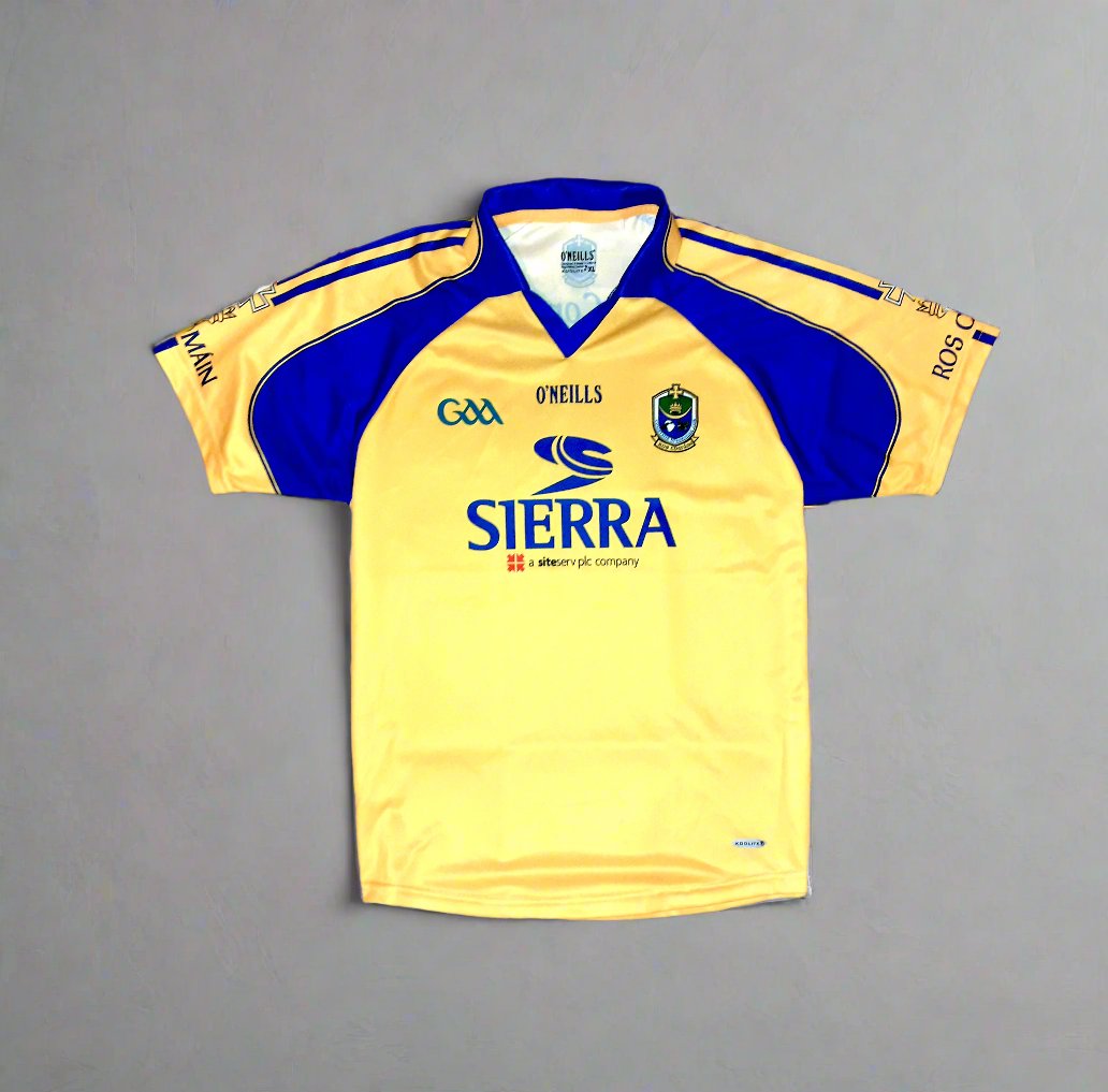 Roscommon GAA Short Sleeve Home Jersey 2009 / 10 O'Neills Unisex Adults Sierra Roscommon Ros Comain GAA Gaelic Football Hurling Camogie Shirt Retro Vintage SHIRTS V SKINS
