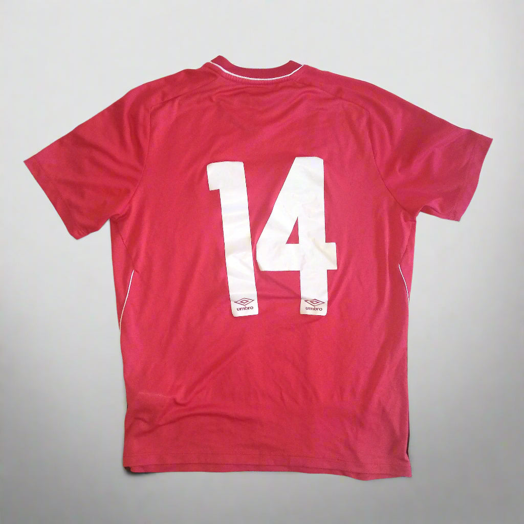 Shelbourne FC Football Home Jersey 2019 / 20 Umbro Player Issue Kids Lorcan COnstruction SVS1929