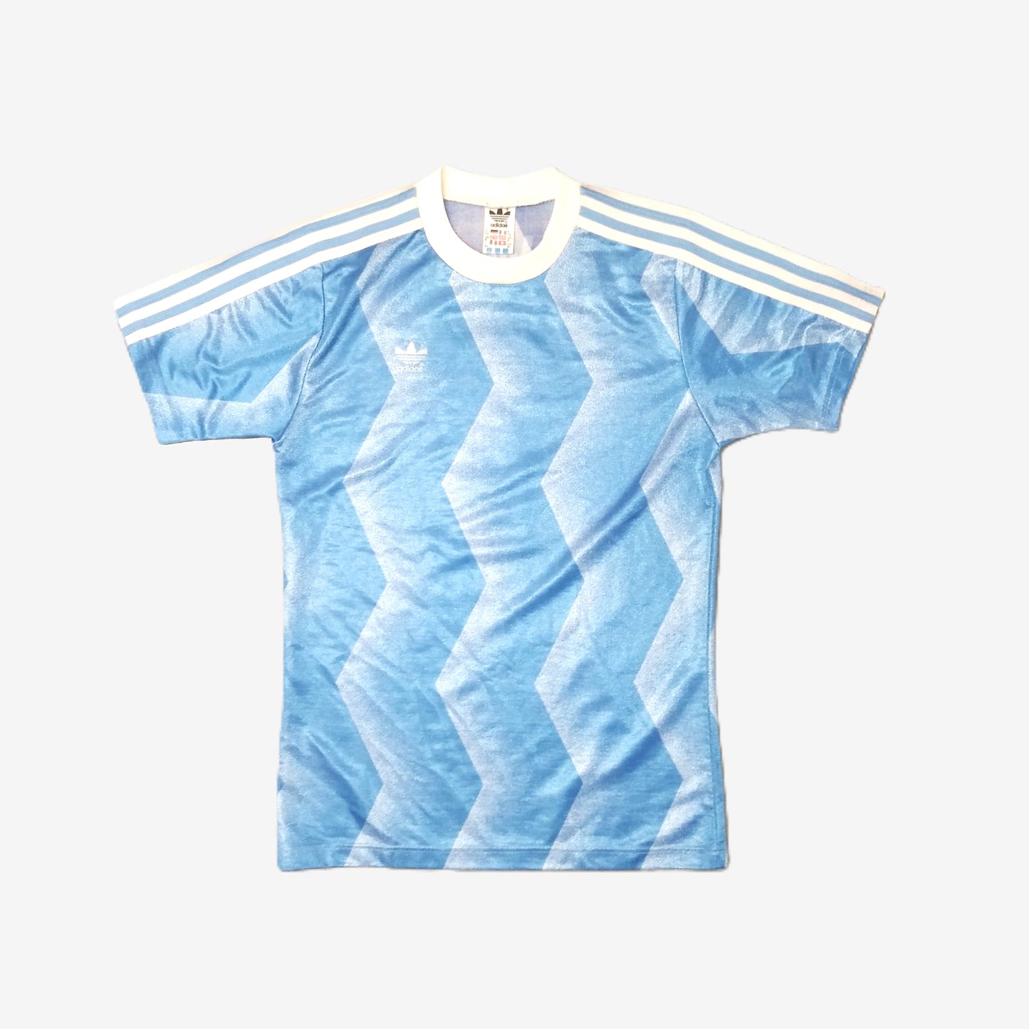 TSV Weyarn Football Short Sleeve Home Jersey 1987 adidas Player Issue Unisex Adults #3 Sponsorless Germany Deutschland SHIRTS V SKINS