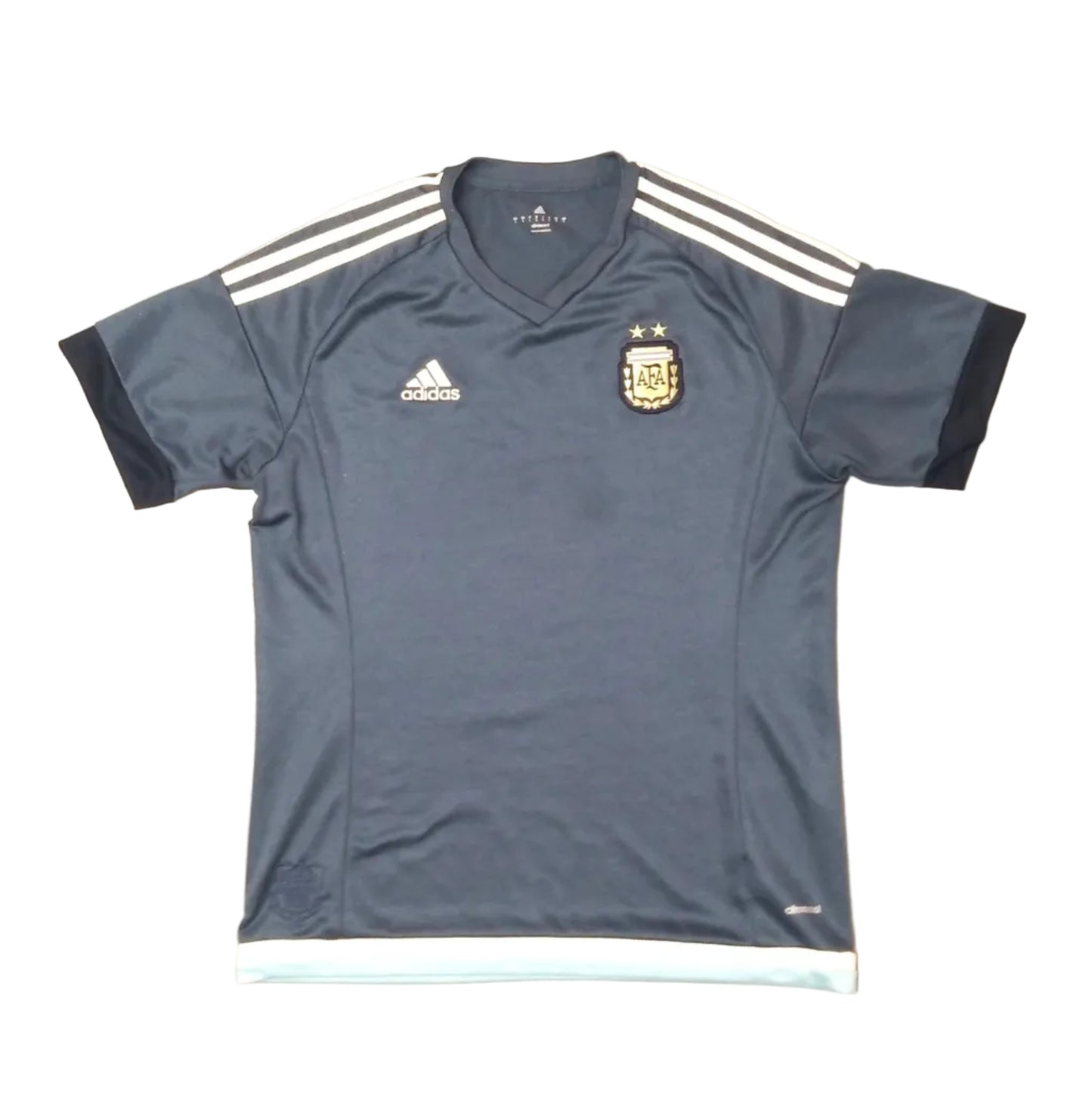 Argentina football soccer jersey shirt away blue 2015 2016 adidas
