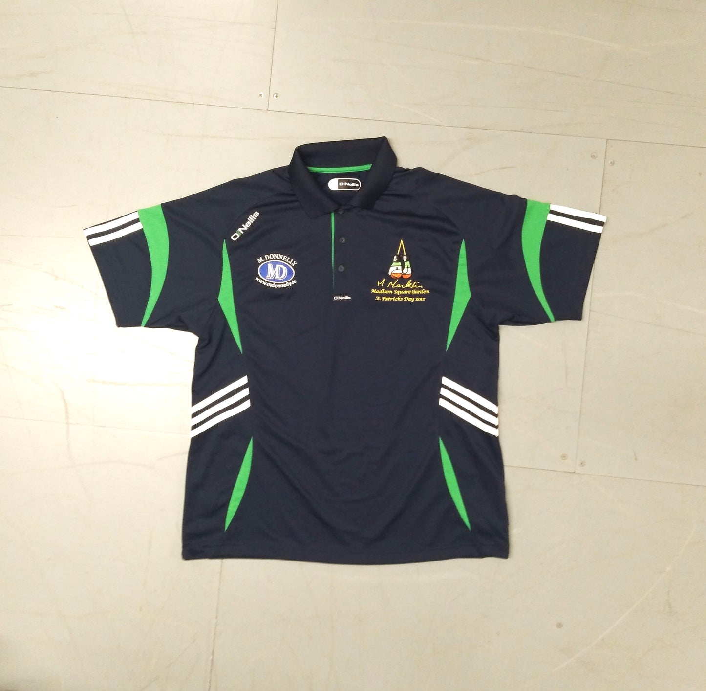 Matthew Macklin V Sergio Martinez madison square garden new york boxing polo shirt O'Neills