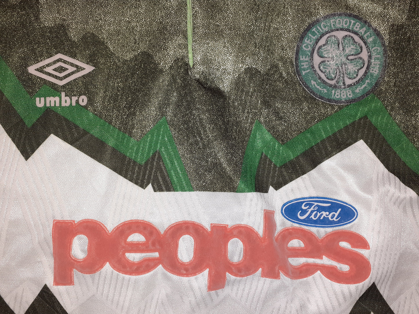 Celtic FC 1991 / 92 Football Jersey Umbro (14-16 years)   [Good]