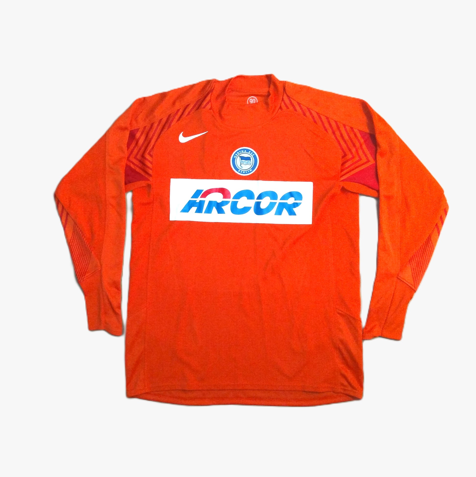 Hertha Berlin Football  Long Sleeve  Goalkeeper  Jersey  2002 / 03  Nike     Unisex Adults       Arcor  Hertha Berlin Bundesliga Germany Vintage Retro  SHIRTS V SKINS   