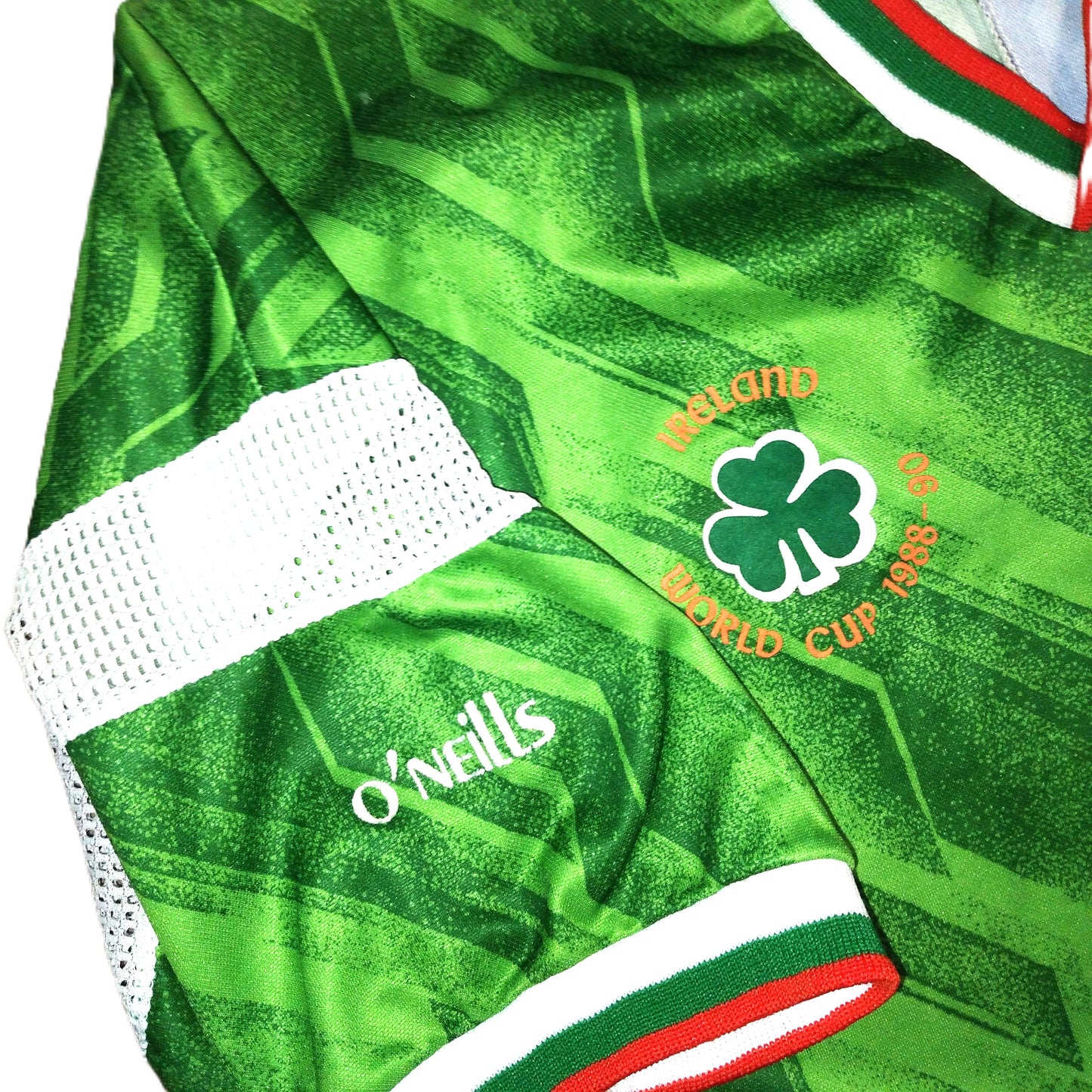 Republic of Ireland 1990 Football Jersey O'Neills (S) World Cup Italia 90  [Fair]