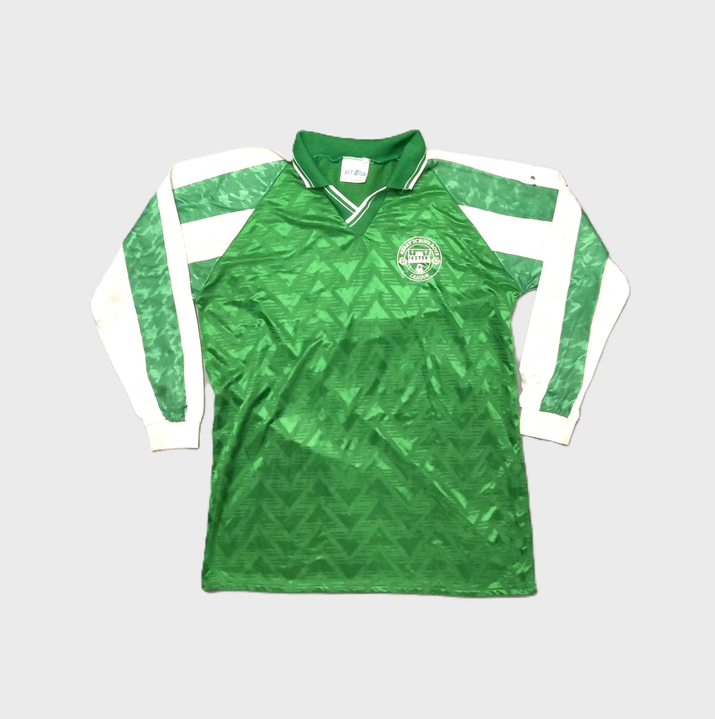 Kerry Schoolboys Football  Long Sleeve  Home  Jersey  1990s  MF Elite     Unisex Adults         Kerry Ciarrai Soccer Football  SHIRTS V SKINS   