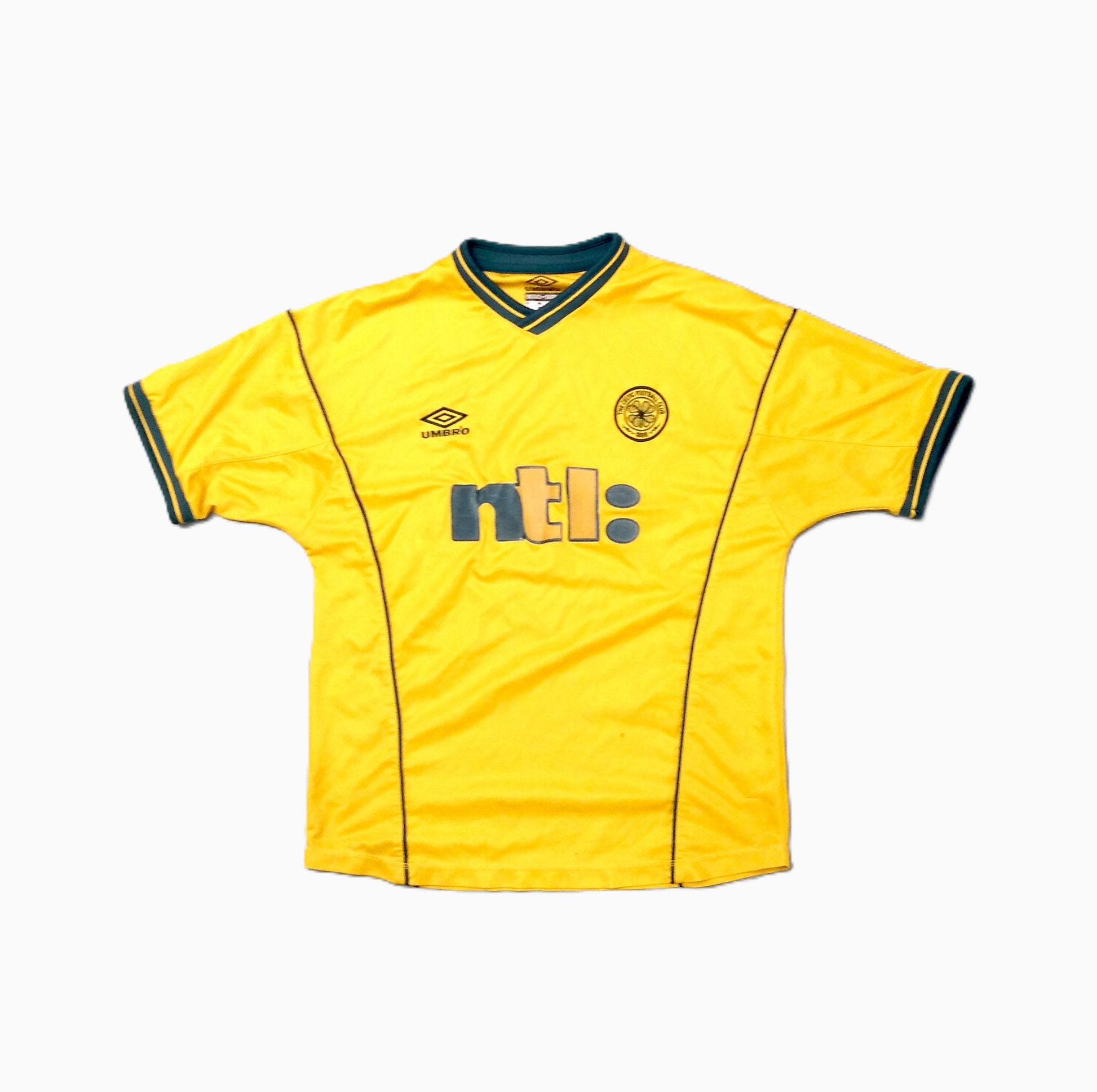 Celtic FC Football  Short Sleeve  Away  Jersey  2000 / 01  Umbro     Unisex Adults       NTL  Celtic Glasgow Scotland Ireland hoops Irish Eire Vintage Rertro  SHIRTS V SKINS   