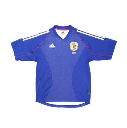 Japan Football  Short Sleeve  Home  Jersey  2002 / 03  adidas     Unisex Adults       Sponsorless  Japan Football Soccer Vintage retro Samurai Blue Nihon  SHIRTS V SKINS   