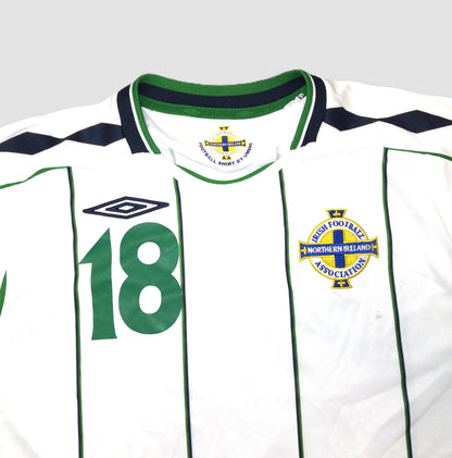 Northern Ireland  2008 / 09 Football Jersey Umbro (L) Player Issue #18 [Good]