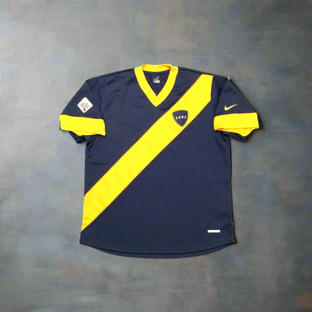 Boca Juniors 2005 / 06 Football Jersey Nike (L) Anniversary  [Very Good]