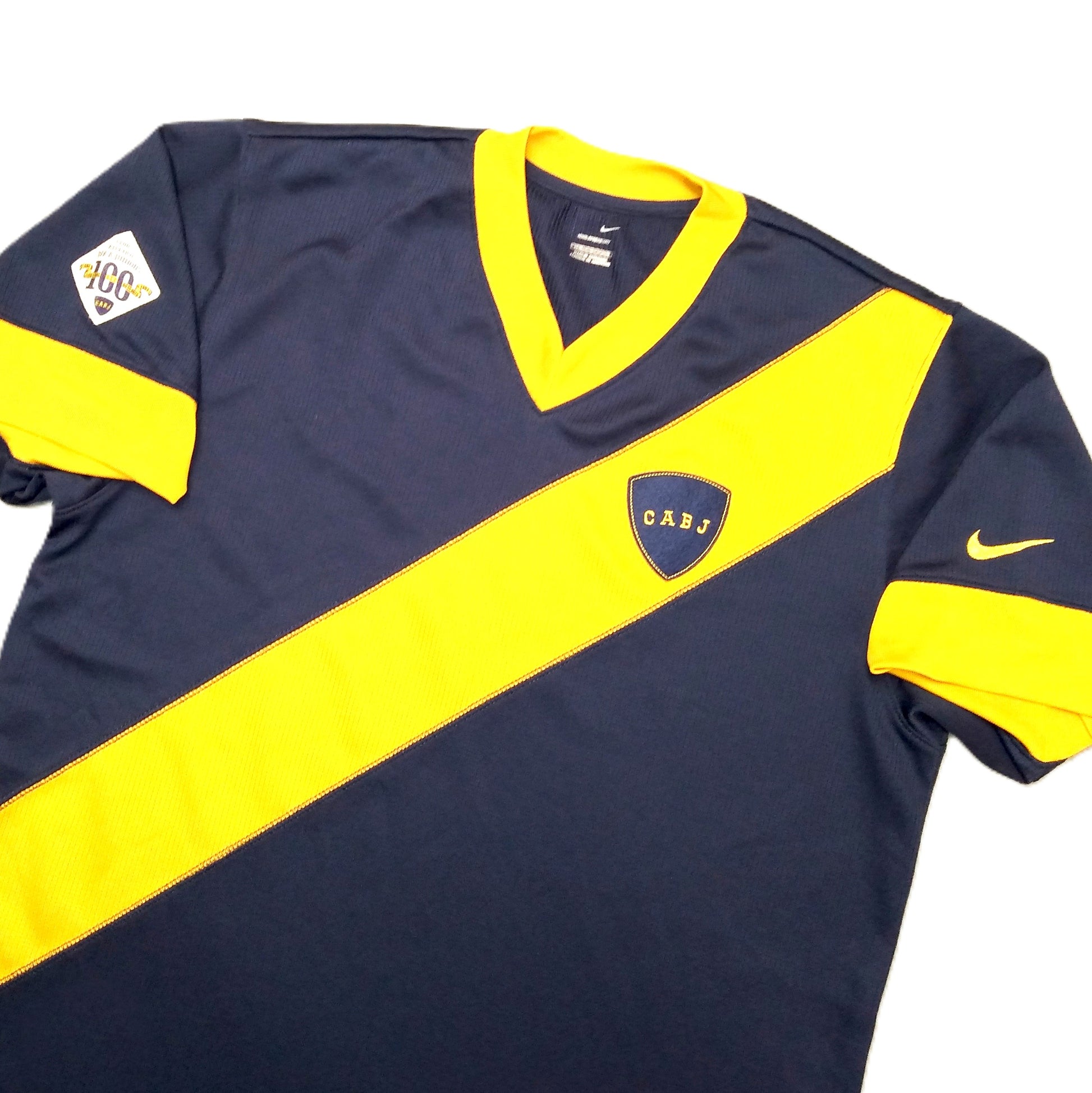 Boca Juniors Football  Short Sleeve  Home  Jersey  2005 / 06  Nike  Anniversary   Unisex Adults  Centenary     Sponsorless  Boca Juniors Argentina South America CABJ  SHIRTS V SKINS   