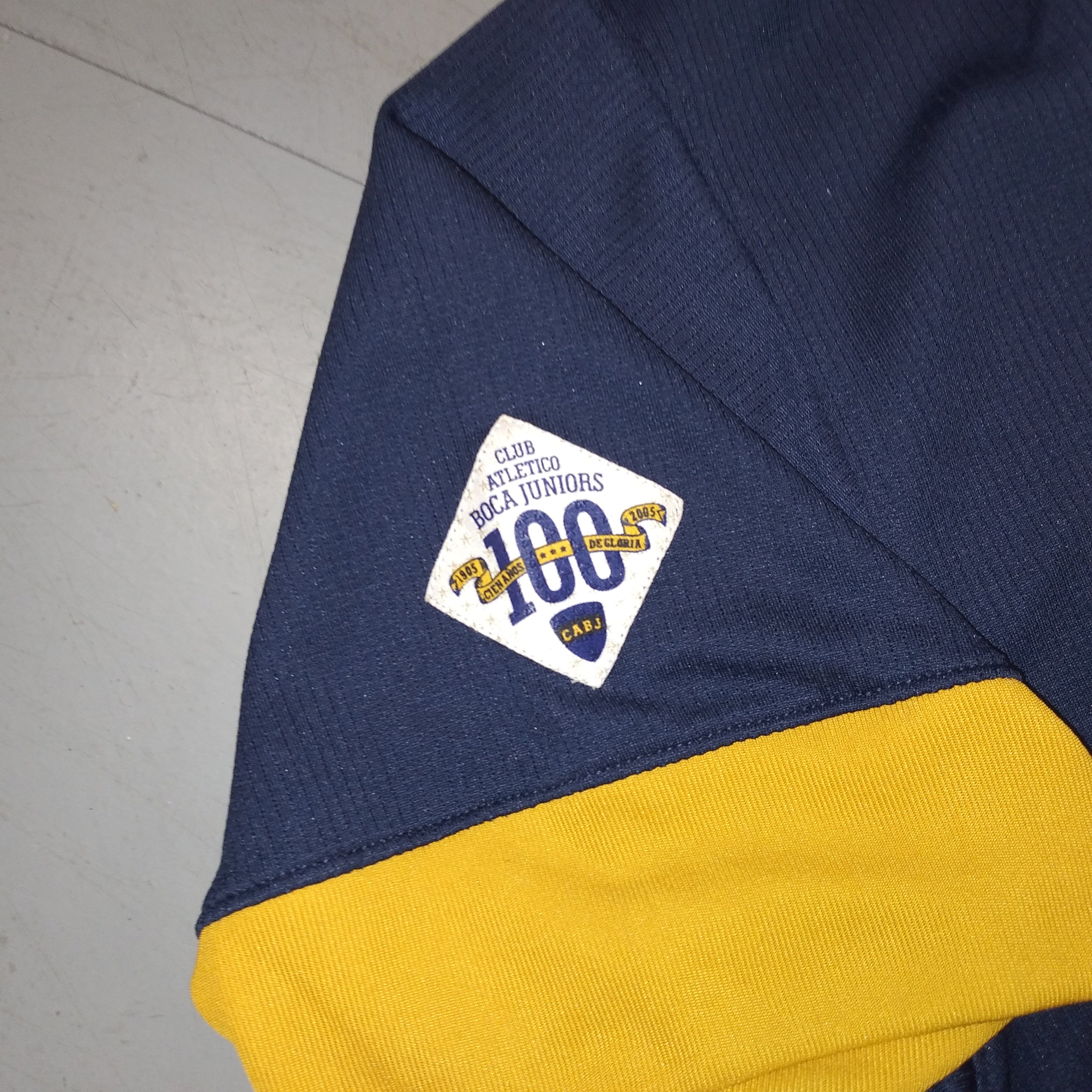 BOCA JUNIORS 2005 100TH ANNIVERSARY ORIGINAL JERSEY SIZE XL outlet