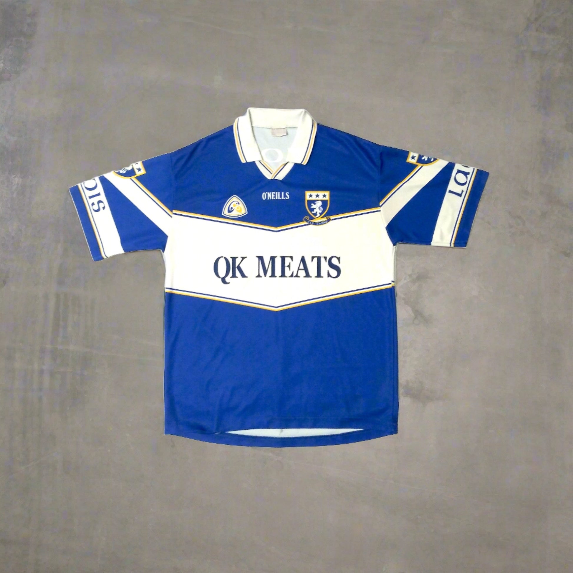 Vintage GAA Jersey Shirt O'Neills  Gaelic Hurling Retro Laois player issue retro