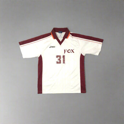 vintage asics soccer jersey from japan. Fox #31 retro. Similar to Roma jerseys of the late 1990s Festival old school