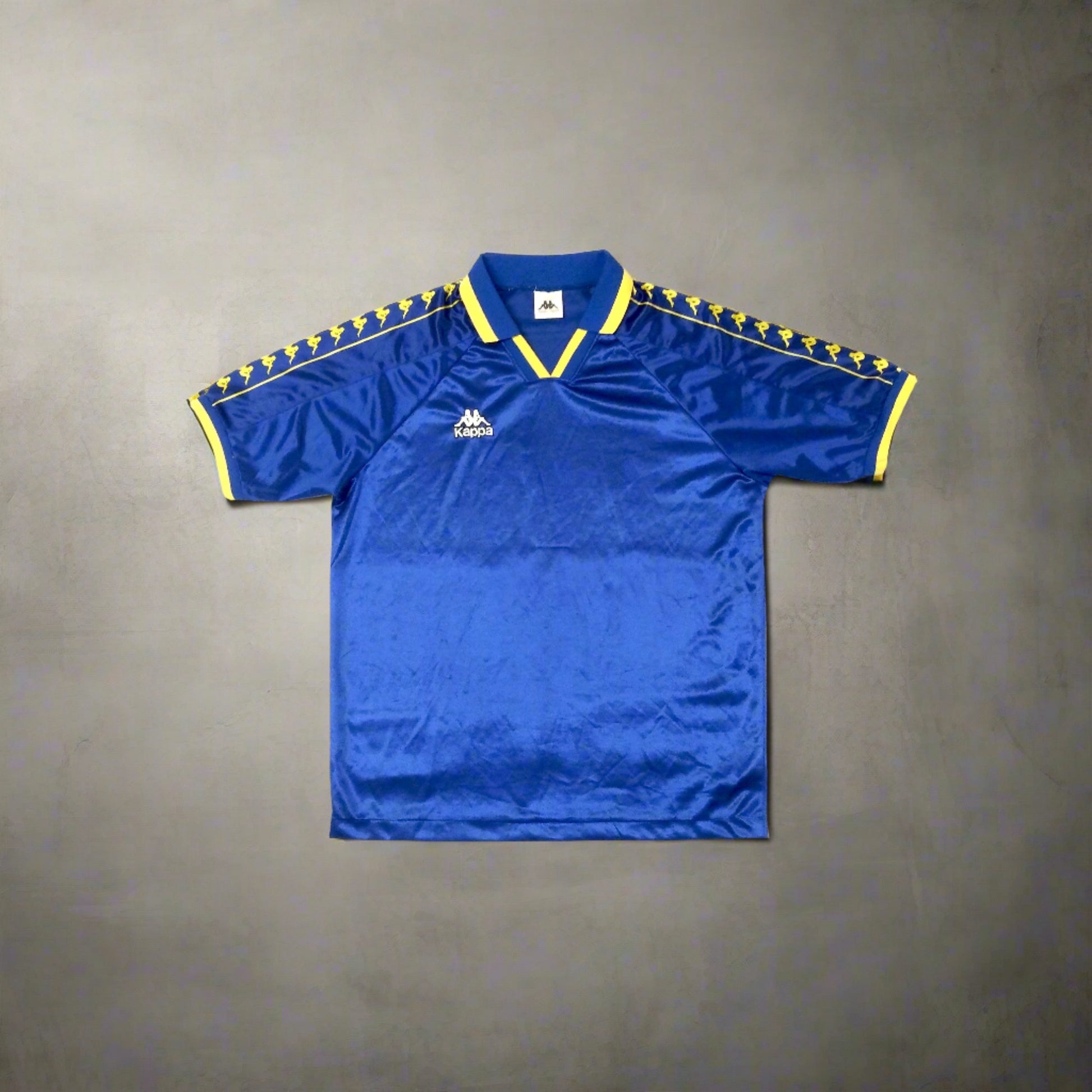 Vintage Template 1990s Jersey Kappa (XL) Italia similar to Juventus Blue away 1990s Retro Vintage