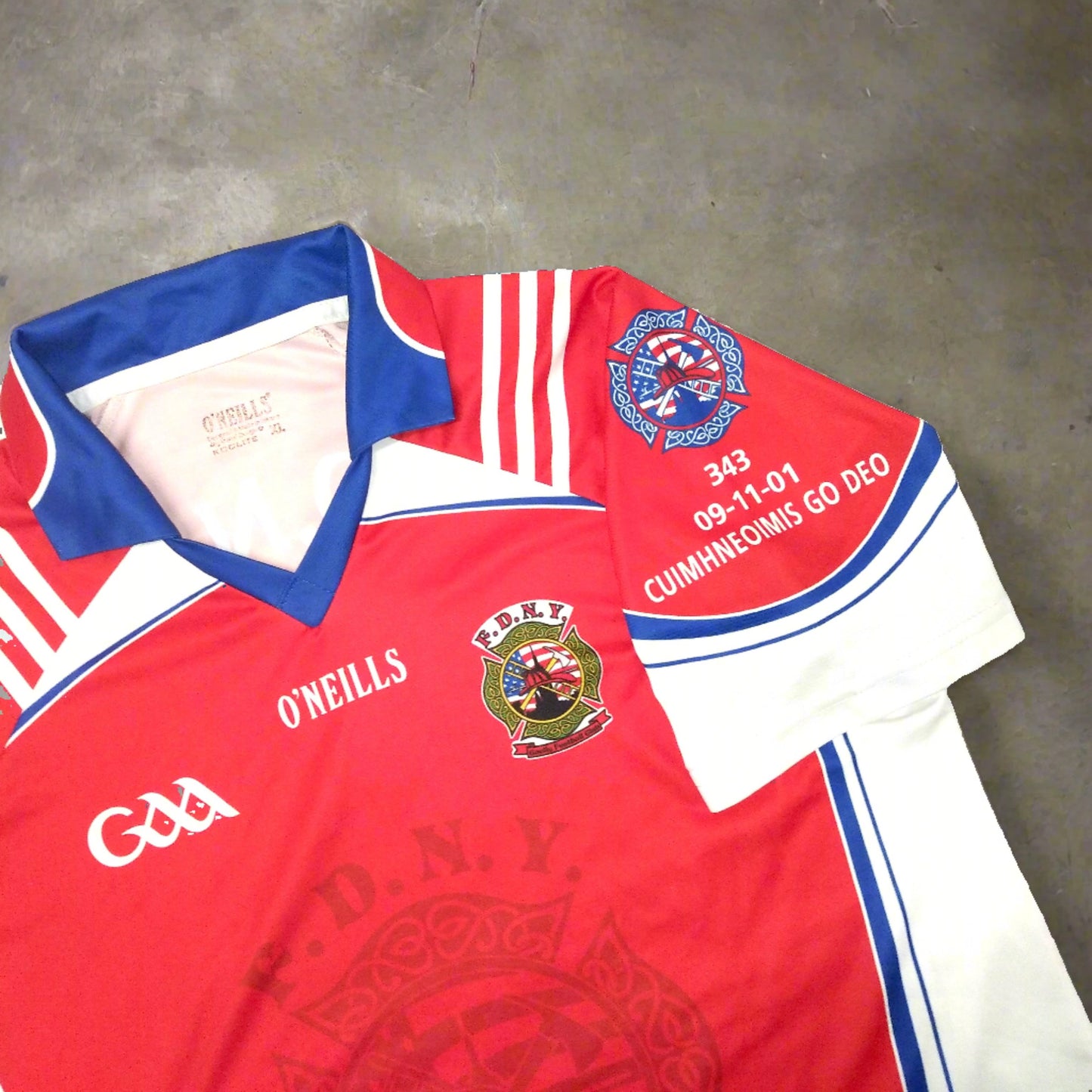 New York Fire Dept. GAA  Jersey O'Neills (XL)