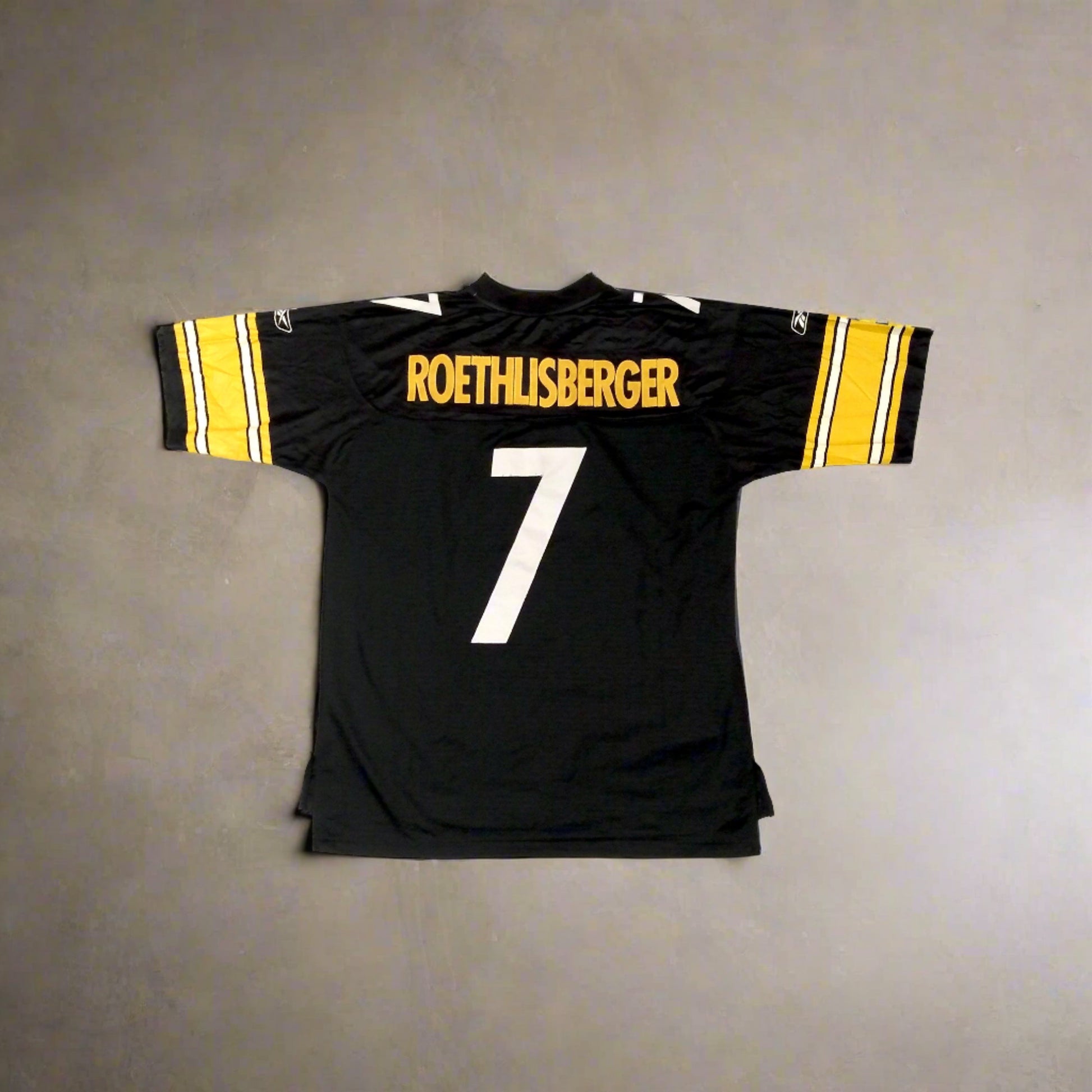 Pittsburgh Steelers #7 Roethlisberger NFL  Jersey Reebok (L) shirts v skins