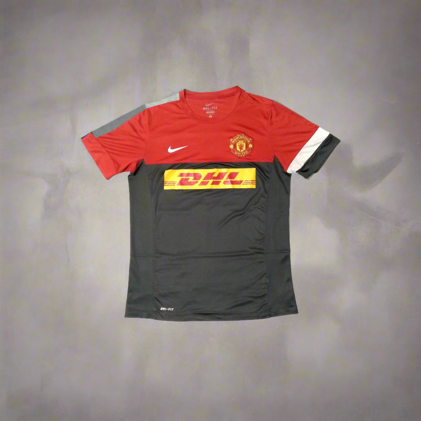 Manchester United Football 2012 Jersey Nike (L) man utd old trafford dhl training jersey shirt black kit