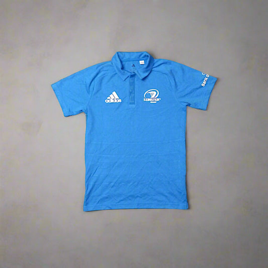 leinster rugby polo shirt blue adidas dublin ireland 