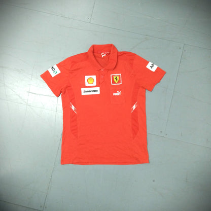 Ferrari F1 2007 / 08 Motorsports Polo Shirt Puma (L) Scuderia