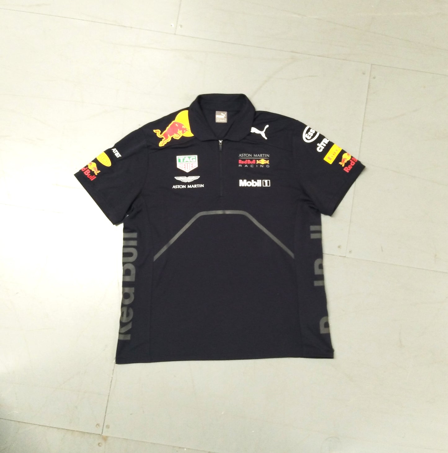 Red Bull Aston Martin F1 Motorsports Polo Shirt Puma (XL) – SHIRTS
