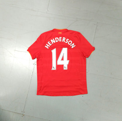 Liverpool FC 2016 / 17 Football Jersey New Balance (2XL) Henderson #14