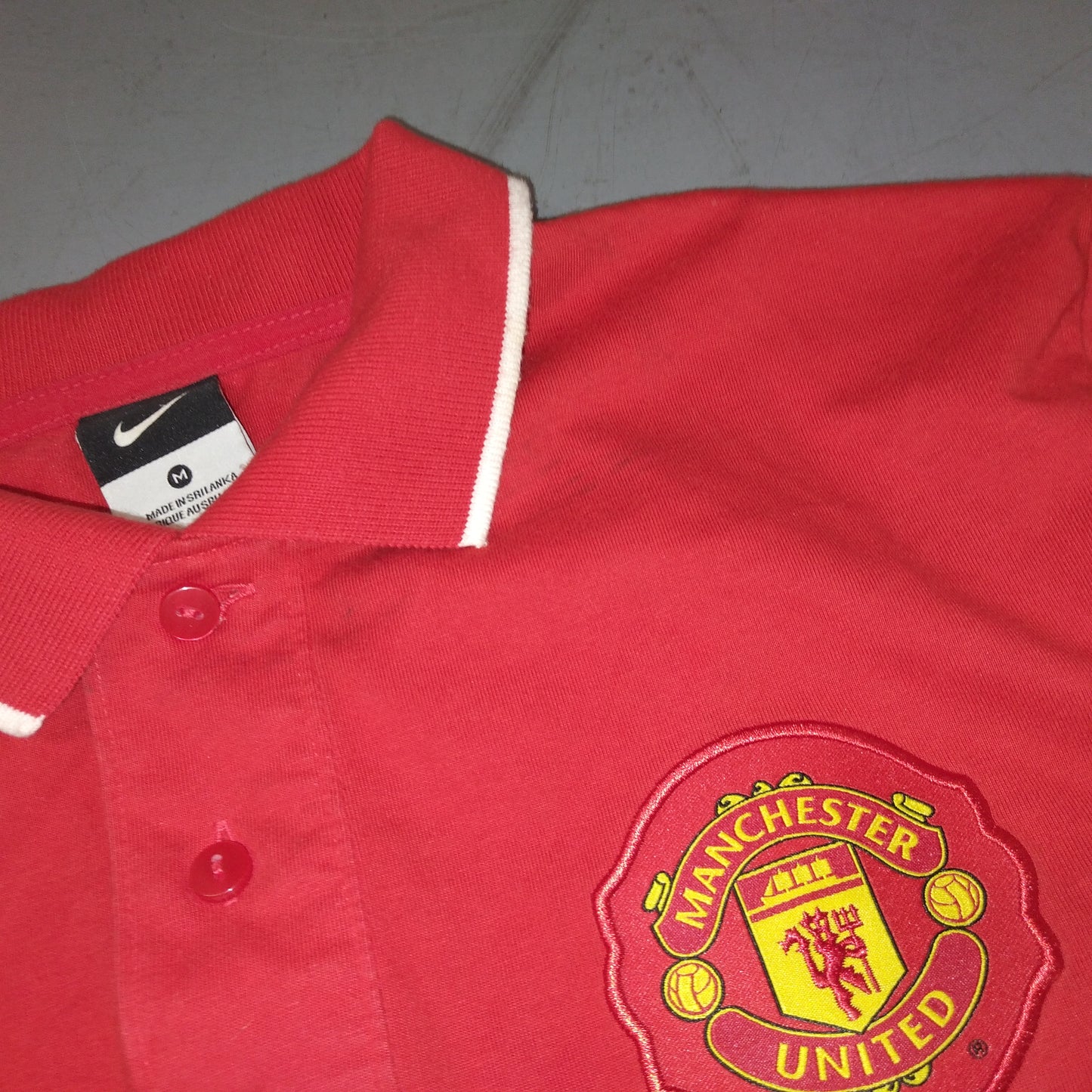 Manchester United 2010 / 11 Football Polo Shirt Nike (M)