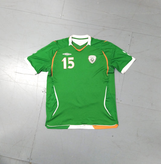 Republic of Ireland 2008 / 09 Football Jersey Umbro (XL) Player Issue #15