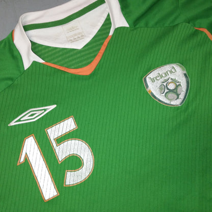 Republic of Ireland 2008 / 09 Football Jersey Umbro (XL) Player Issue #15