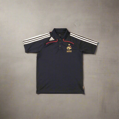 France 2007 / 08 Football Polo Shirt adidas (S)   [Very Good]