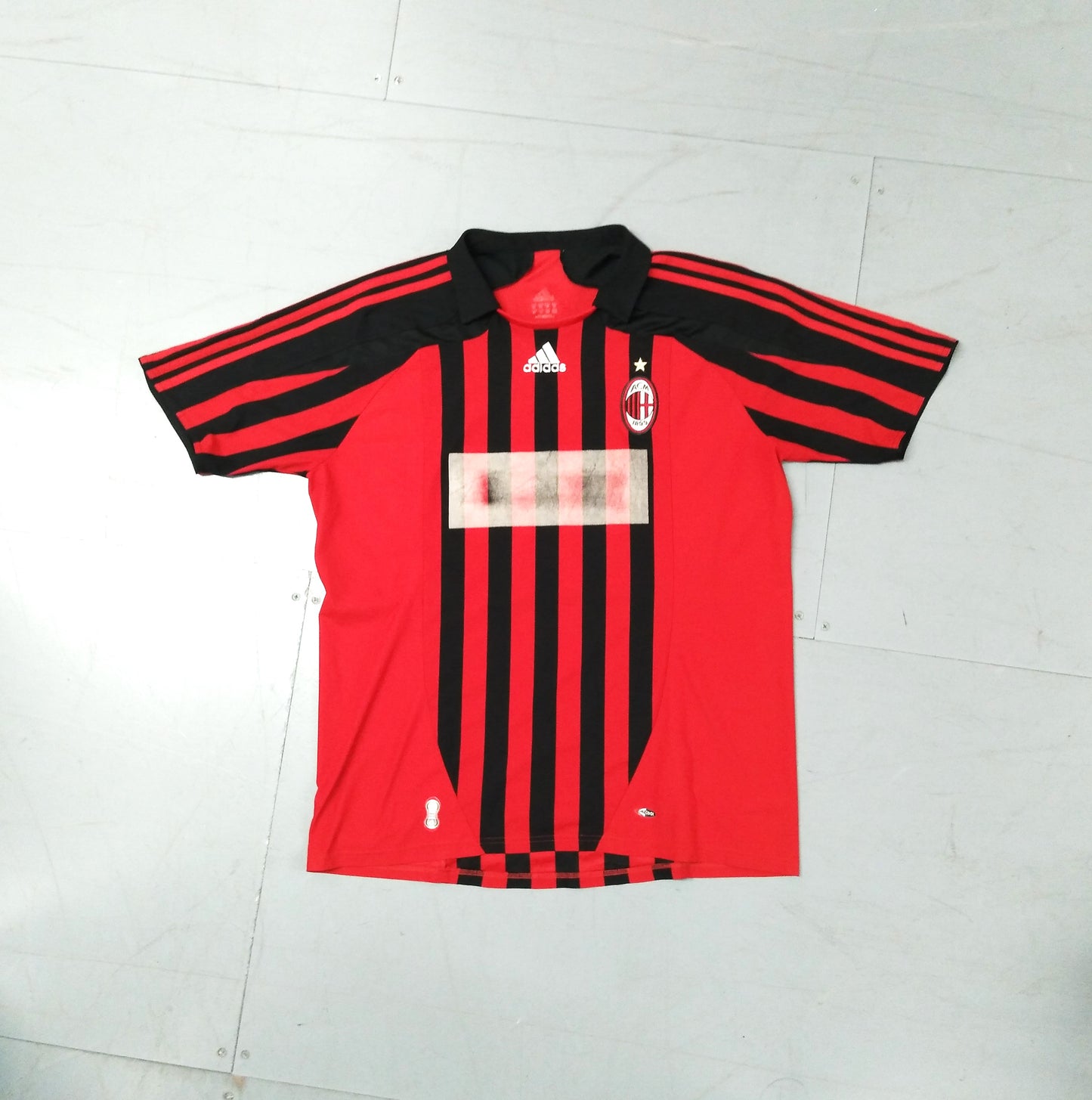 AC Milan 2007 / 08 Football Jersey adidas (XL) Kaka #22 [Fair]