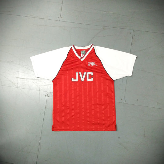 Arsenal FC 1988 / 89 Football Jersey Score Draw (M) Retro  [Fair]