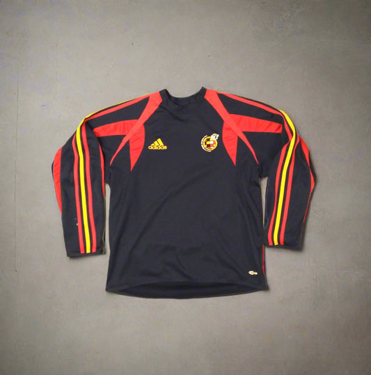 Spain 2003 / 04 Football Sweatshirt adidas (S)   [Good]