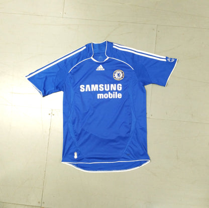 Chelsea FC 2006 / 07 Football Jersey adidas (L)   [Very Good]