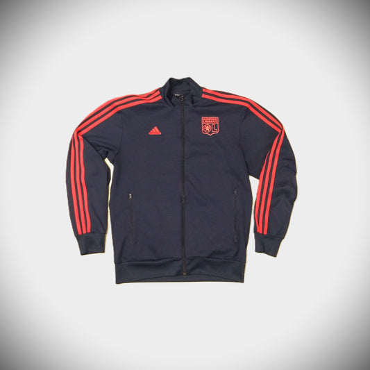 Lyon  Football Jacket adidas (S)   [Very Good]